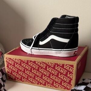 Vans Shoes Mens 7.5 Off The Wall 500714 Black Skateboard Sneakers Womens 9